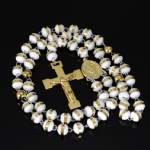 Stainless Steel Rosary Catholic Necklace