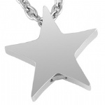 Stainless Steel Urn Cremation Pendant Memorial Jewelry