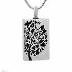 Stainless Steel Urn Cremation Pendant Memorial Jewelry