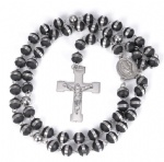 Stainless Steel Rosary Catholic Necklace