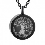 Stainless Steel Urn Cremation Pendant Memorial Jewelry