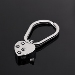 Stainless Steel Urn Cremation Key Chains Memorial Jewelry