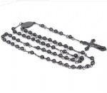 Stainless Steel Rosary Catholic Necklace