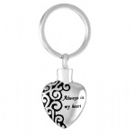 Stainless Steel Urn Cremation Key Chains Memorial Jewelry