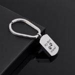 Stainless Steel Urn Cremation Key Chains Memorial Jewelry