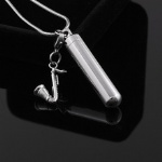 Stainless Steel Cremation Pendant Keepsake Jewelry