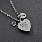 Stainless Steel Cremation Pendant Keepsake Jewelry