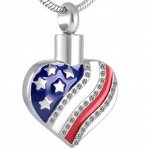 Stainless Steel Cremation Pendant Keepsake Jewelry