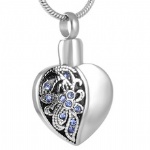 Stainless Steel Cremation Pendant Keepsake Jewelry