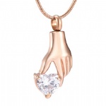 Stainless Steel Cremation Pendant Keepsake Jewelry