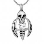 Stainless Steel Cremation Pendant Keepsake Jewelry