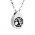 Stainless Steel Cremation Pendant Keepsake Jewelry
