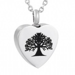 Stainless Steel Cremation Pendant Keepsake Jewelry