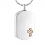 Stainless Steel Cremation Pendant Keepsake Jewelry