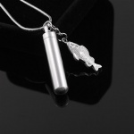 Stainless Steel Cremation Pendant Keepsake Jewelry