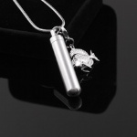 Stainless Steel Cremation Pendant Keepsake Jewelry