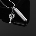 Stainless Steel Cremation Pendant Keepsake Jewelry