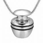 Stainless Steel Cremation Pendant Keepsake Jewelry