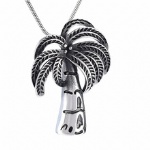 Stainless Steel Cremation Pendant Keepsake Jewelry