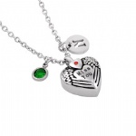 Stainless Steel Cremation Pendant Keepsake Jewelry