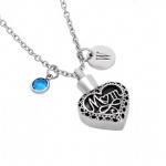 Stainless Steel Cremation Pendant Keepsake Jewelry