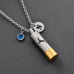 Stainless Steel Cremation Pendant Keepsake Jewelry