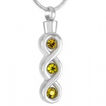 Stainless Steel Cremation Pendant Keepsake Jewelry