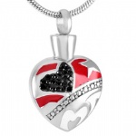 Stainless Steel Cremation Pendant Keepsake Jewelry