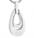 Heart Stainless Steel Cremation Pendant Memorial Jewelry