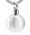 Heart Stainless Steel Cremation Bullet Pendant Memorial Jewelry