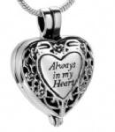 Stainless Steel Cremation Pendant Memorial Jewelry