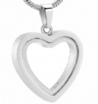 Stainless Steel Cremation Pendant Memorial Jewelry