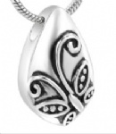 Stainless Steel Cremation Pendant Memorial Jewelry