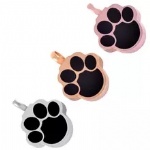 D-713 Cat Dog Paw print pet cremation jewelry