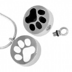 D-725 Cat Dog pendant pet ashes cremation Keepsake jewelry