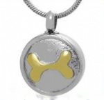 D-757 dog bone pet cremation Keepsake jewelry