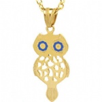 Owl Pendant Stainless Steel Jewelry