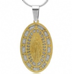 Jesus Pendant Stainless Steel Jewelry IGP Gold plated