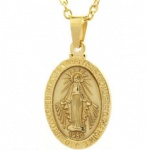 Jesus Pendant Stainless Steel Jewelry IGP Gold plated