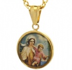 Blessed Virgin Mary Pendant Stainless steel Jewelry