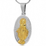 Blessed Virgin Mary Pendant Stainless steel Jewelry