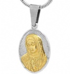 Blessed Virgin Mary Pendant Stainless steel Jewelry