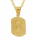 Blessed Virgin Mary Pendant Stainless steel Jewelry