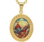 Jesus Pendant Stainless Steel Jewelry IGP Gold plated