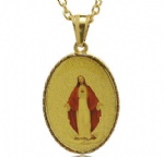 Jesus Pendant Stainless Steel Jewelry IGP Gold plated