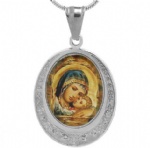 Blessed Virgin Mary Pendant Stainless steel Jewelry