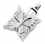 Butterfly Stainless Steel Cremation Pendant