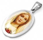 Blessed Virgin Mary Pendant Stainless steel Jewelry