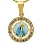 Blessed Virgin Mary Pendant Stainless steel Jewelry