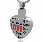 LOVE Stainless Steel Cremation Pendant